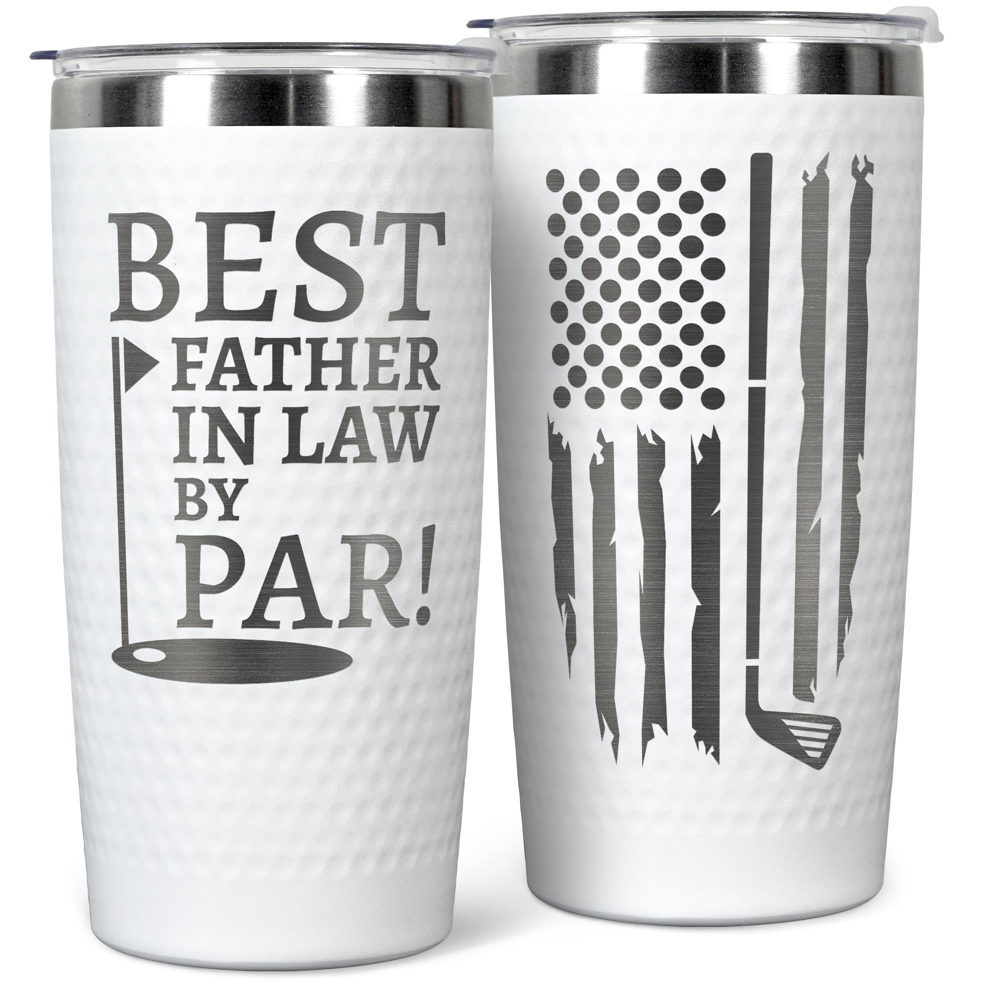 Golf Gift Tumbler - 20 oz Insulated Stainless Steel Cup for Golfers