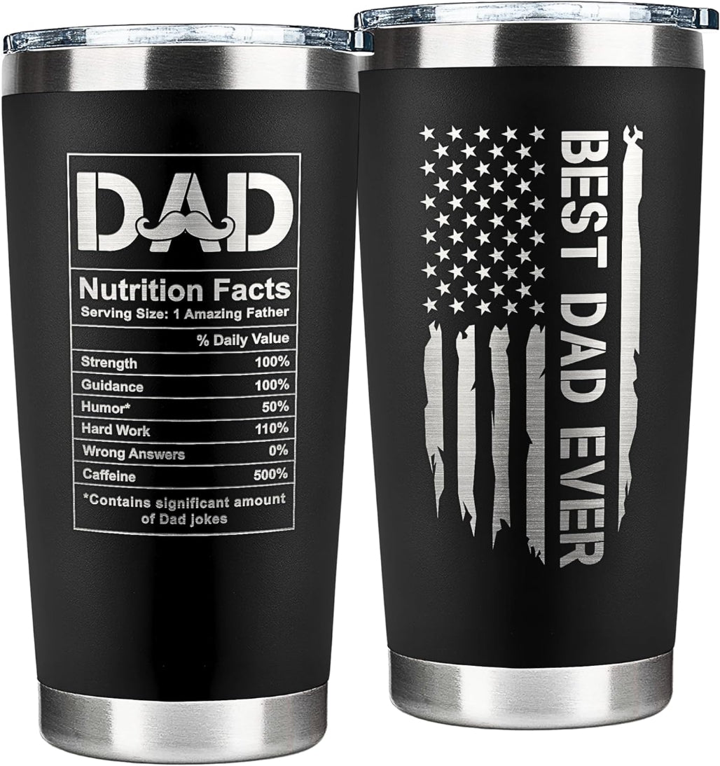 20oz Funny Tumbler – Engraved Gift for Dad