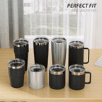 Replacement Tumbler Lid for 20oz & 10oz Cups | Magnetic Slider Lid | 1–4 Pack