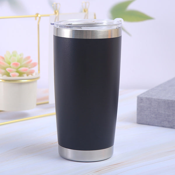 20oz Custom Laser Engraved Travel Tumbler | Insulated Stainless Steel Coffee Cup