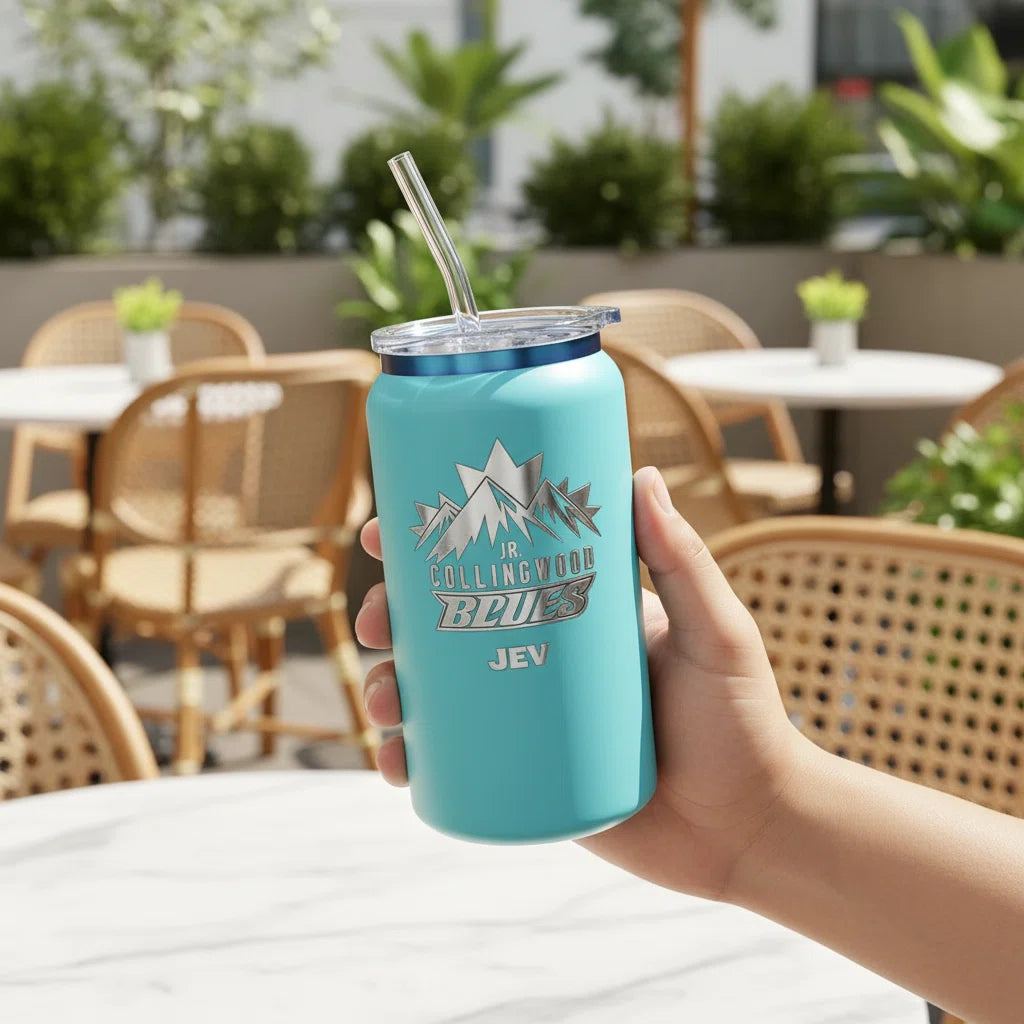 16oz Custom Laser Engraved Tumbler | Personalized Insulated Stainless Steel Cup