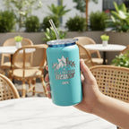 Custom Laser Engraved 16oz Insulated Tumbler — Blue,Collingwood Blues