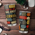 20oz Dad Tumbler with Lid – Funny Dad Joke Gift for Father's Day & Birthday