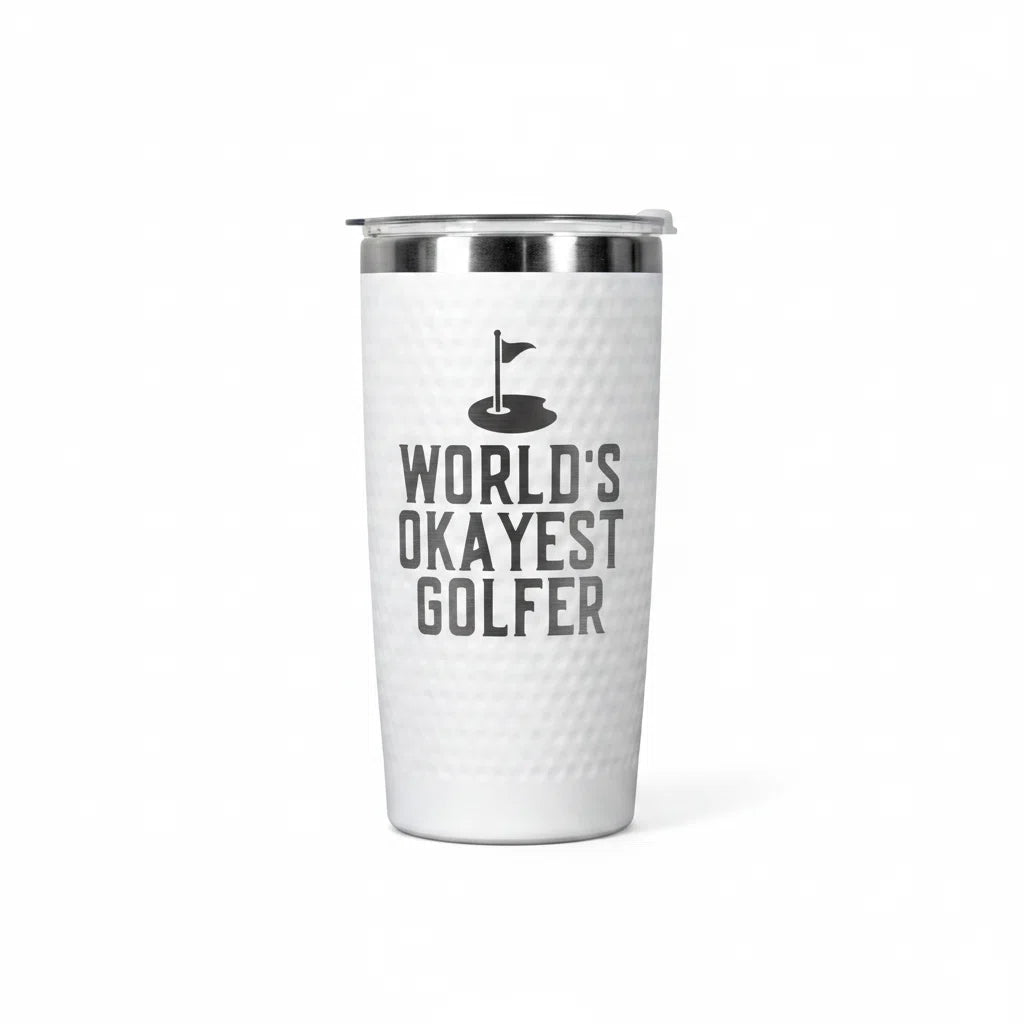 Golf Gift Tumbler - 20 oz Insulated Stainless Steel Cup for Golfers