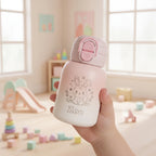 Personalized 17oz Kids Insulated Thermos | Custom Laser Engraved Name & Cute Bunny Design