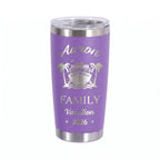 Family Vacation Cruise Tumbler | Personalized 20oz Laser Engraved | Custom Name & Year