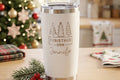Personalized Christmas Crew Tumbler with Name | 20oz Laser Engraved Holiday Gift