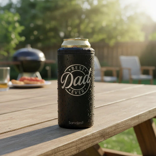 12oz Insulated Can Cooler – Personalized Gift for Dad, Grandpa & Men