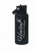 Personalized Name Water Bottle | 1000ml Laser Engraved Custom Gift for Her