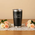 Blessed Mamaw Tumbler | 20oz Laser Engraved Insulated Cup | Mamaw Gift