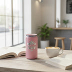 Custom Laser Engraved 16oz Insulated Tumbler — Pink, Collingwood Blues
