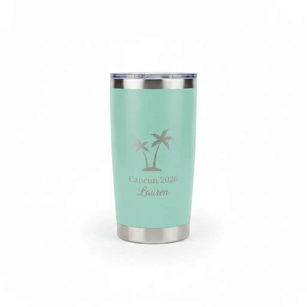 Personalized 20oz Skinny Tumbler – Custom Laser Engraved Stainless Steel Travel Mug