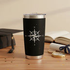 Graduation Gift for Him — 20oz Laser Engraved Compass Tumbler | Class of 2026