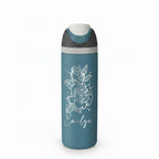 Personalized 32oz Rose Name Sport Water Bottle | Laser Engraved Custom Gift for Her