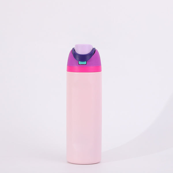 24oz Insulated Sports Water Bottle | Built-in Straw | Custom Laser Engraving