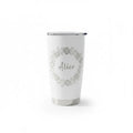 Personalized Floral Tumbler | Custom Engraved Name Gift