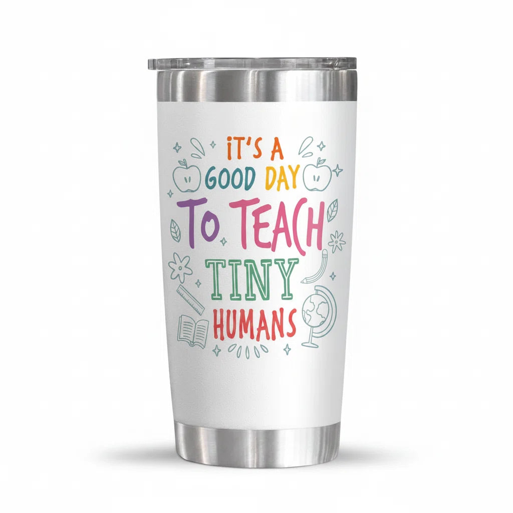 Teacher Appreciation Tumbler Gift | Insulated Coffee Tumbler with Lid