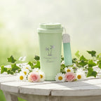 Personalized Laser Engraved Tumbler with Wrist Strap — Palm Tree Design | Custom Name & Destination