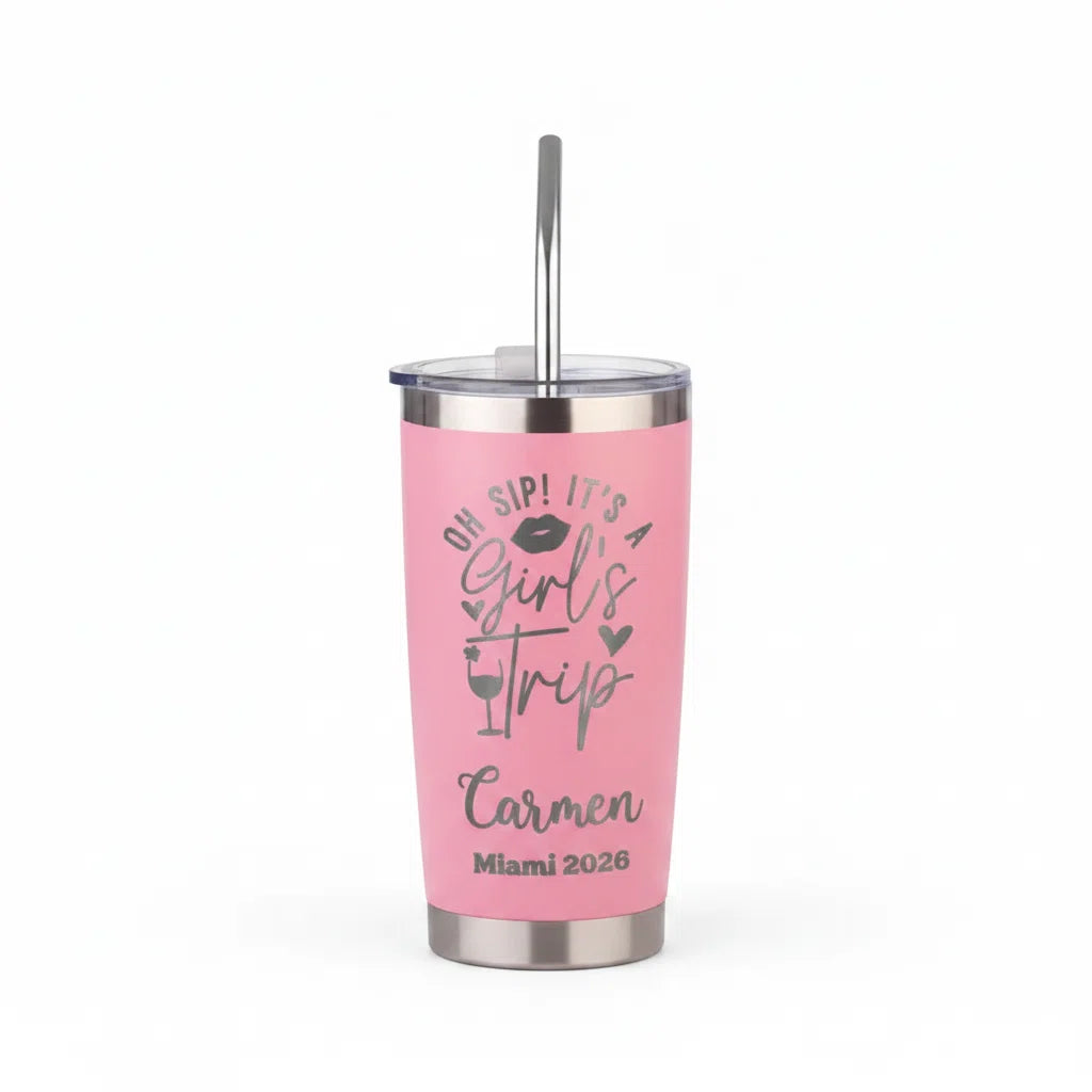 Personalized Engraved Tumbler | Custom Name & Design | 20oz Insulated