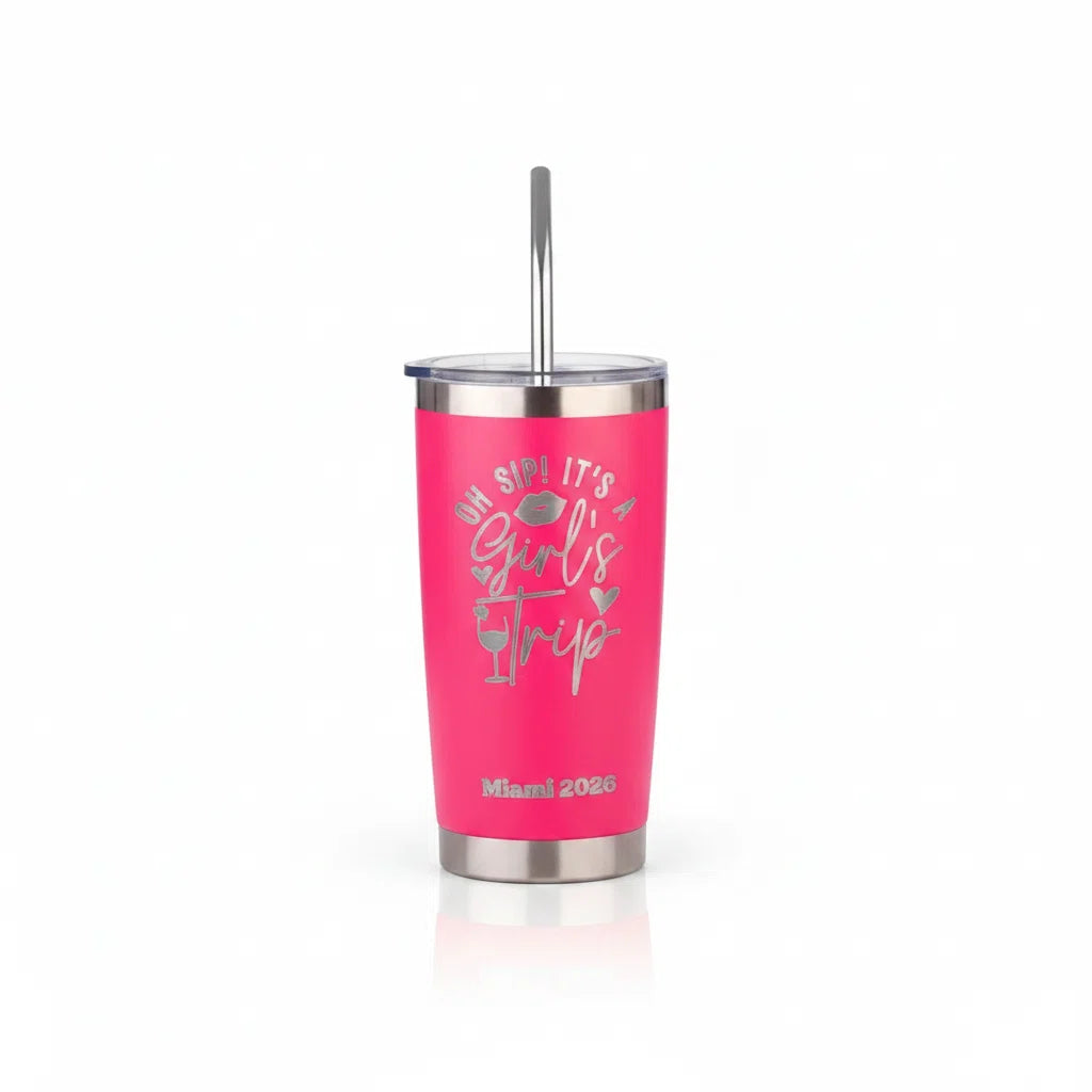 Personalized Engraved Tumbler | Custom Name & Design | 20oz Insulated