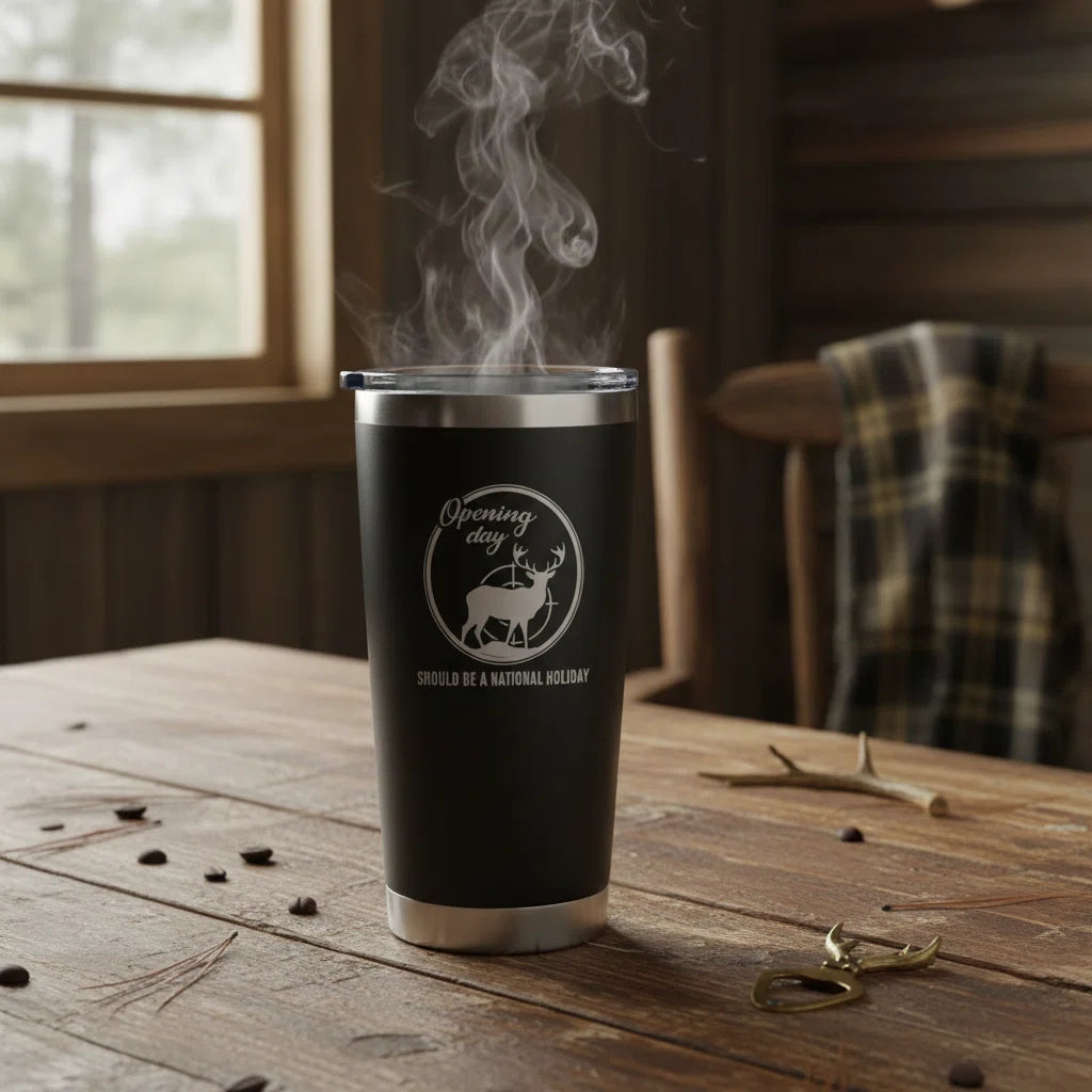 Opening Day Should Be A National Holiday Tumbler – Laser Engraved Hunting Gift for Men
