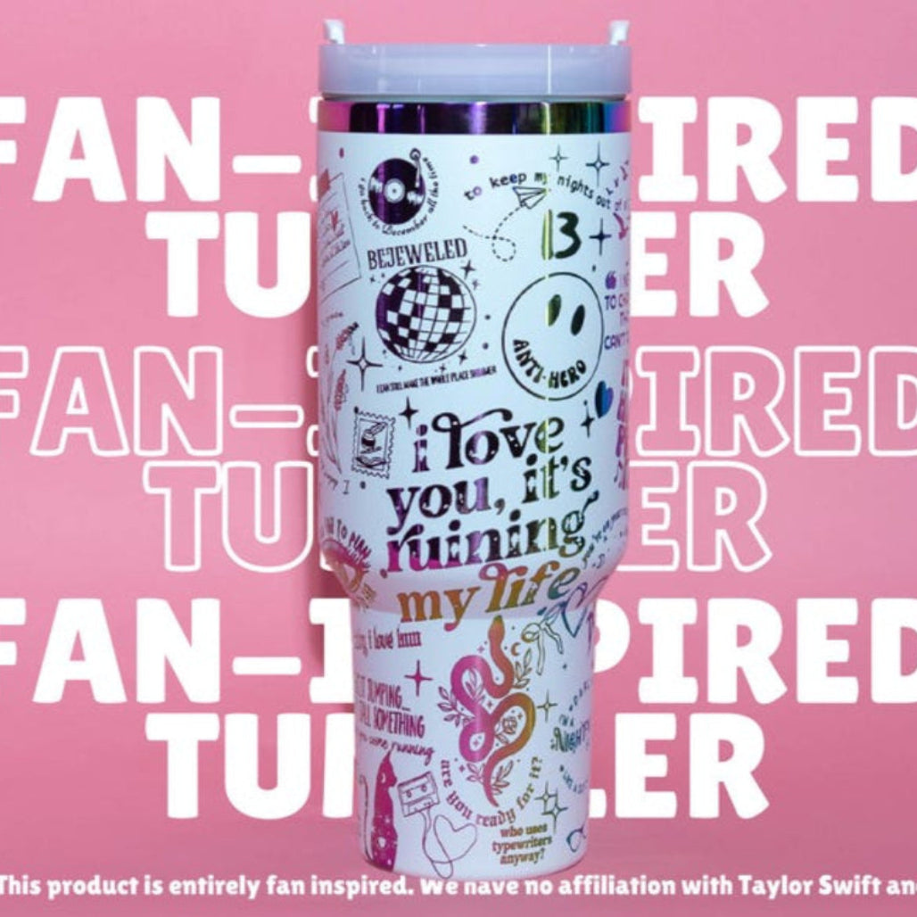 40oz Laser Engraved Insulated Tumbler — Rainbow Core Collection