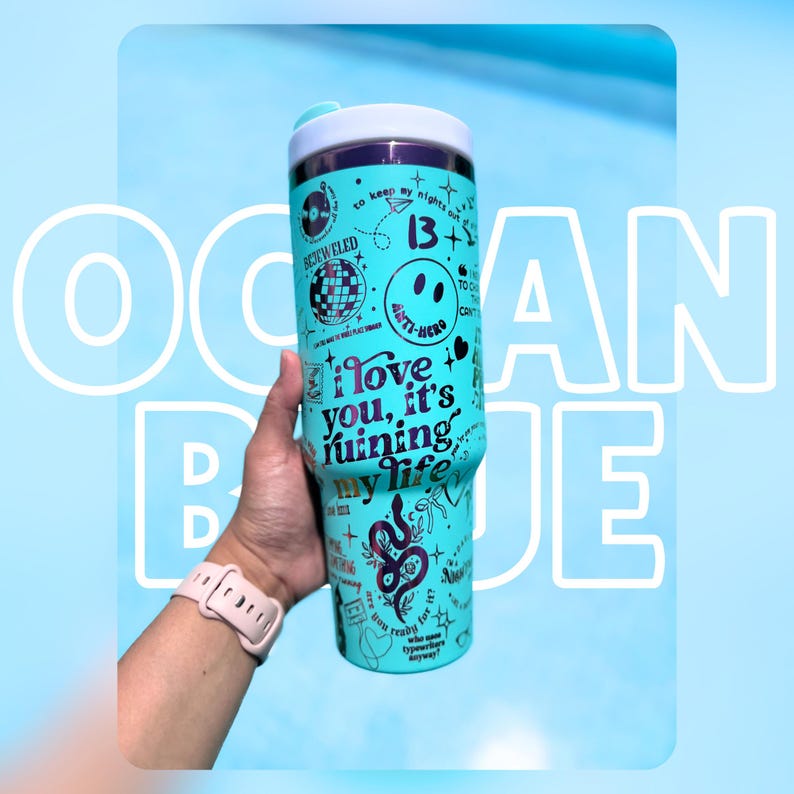 40oz Laser Engraved Insulated Tumbler — Rainbow Core Collection