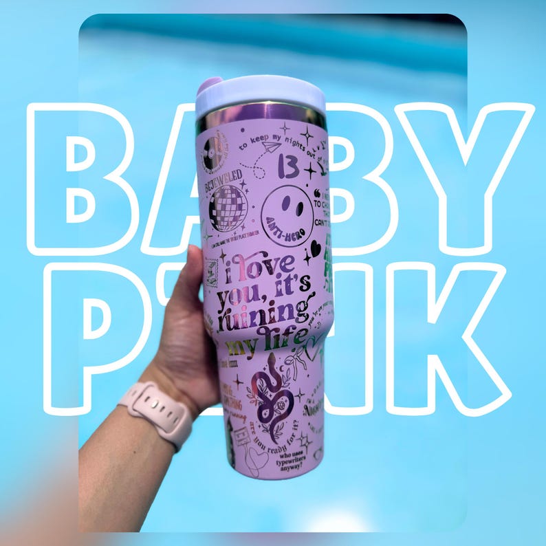 40oz Laser Engraved Insulated Tumbler — Rainbow Core Collection