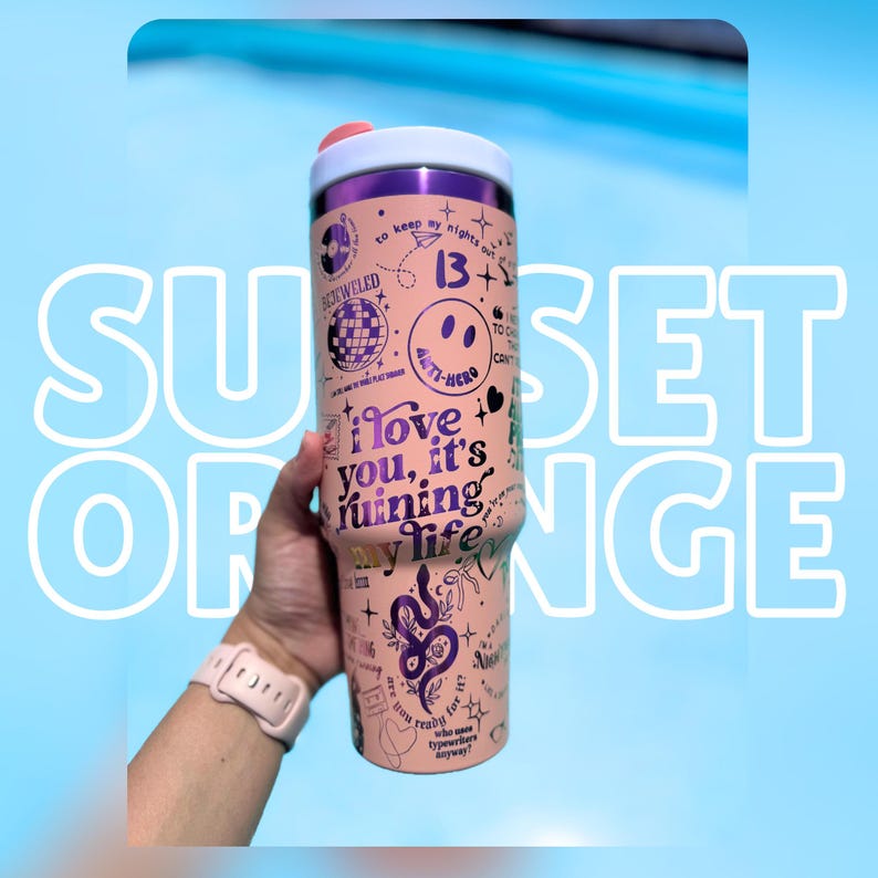 40oz Laser Engraved Insulated Tumbler — Rainbow Core Collection
