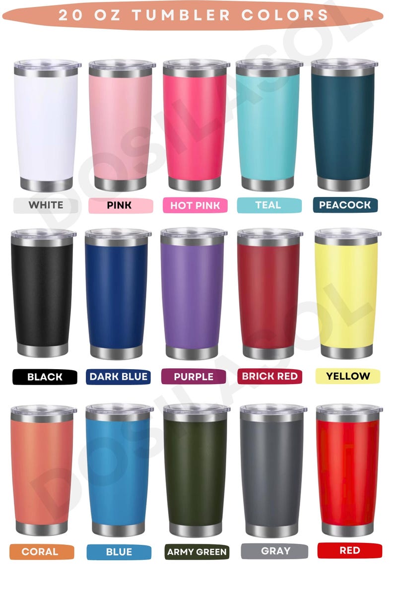 20oz Personalized Laser Engraved Tumbler — Custom Name & Design