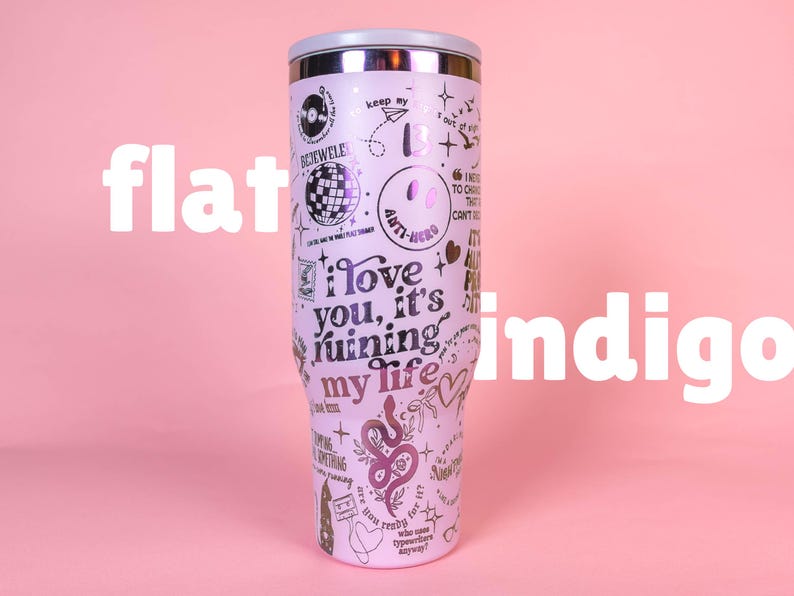 40oz Laser Engraved Insulated Tumbler — Rainbow Core Collection