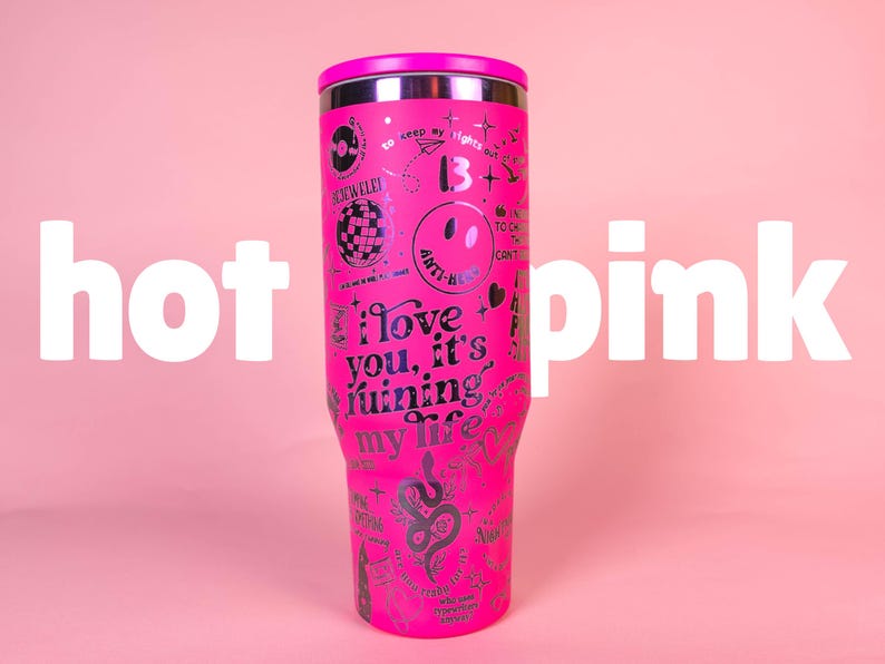 40oz Laser Engraved Insulated Tumbler — Rainbow Core Collection