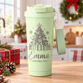 Personalized 500ml Christmas Tumbler – Stainless Steel with Engraved Name