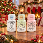 Personalized Kids Christmas Water Bottle – 17oz Stainless Steel