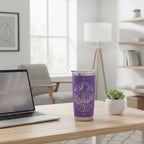 Personalized Vacation 20oz Insulated Tumbler — Purple, Custom Name & Design