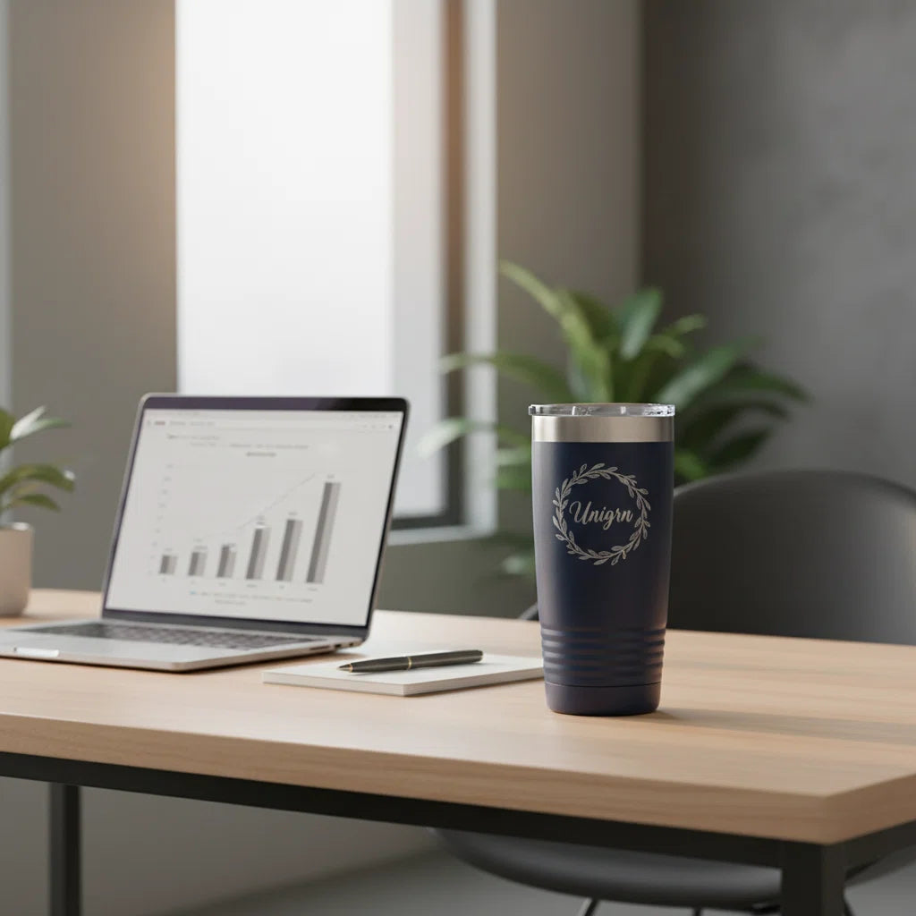Custom Logo Tumblers: 20 oz Stainless Steel Corporate Gifts