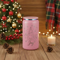 Custom Christmas Laser Engraved 16oz Insulated Tumbler — Holiday Edition
