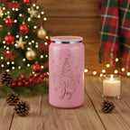 Custom Christmas Laser Engraved 16oz Insulated Tumbler — Holiday Edition
