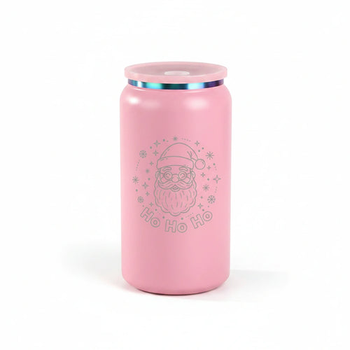 Christmas Santa Ho Ho Ho Laser Engraved 16oz Insulated Tumbler