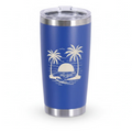 Custom Logo 20oz Insulated Tumbler — Blue, Corporate Gift