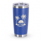 Custom Logo 20oz Insulated Tumbler — Blue, Corporate Gift