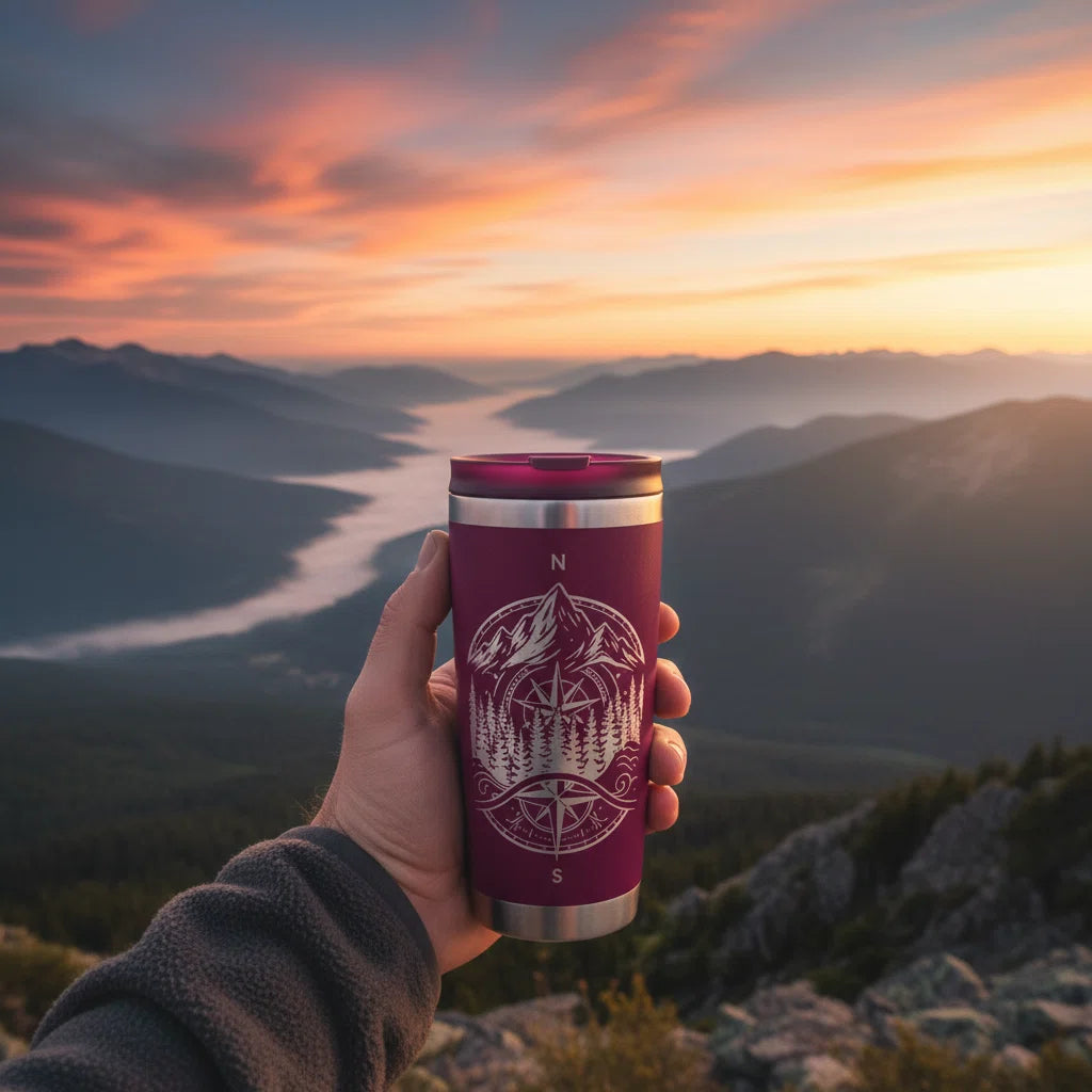 Personalized Vacation Tumbler | Custom Name & Design | 20oz Insulated Travel Mug