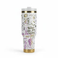 40oz Laser Engraved Insulated Tumbler — Rainbow Core Collection