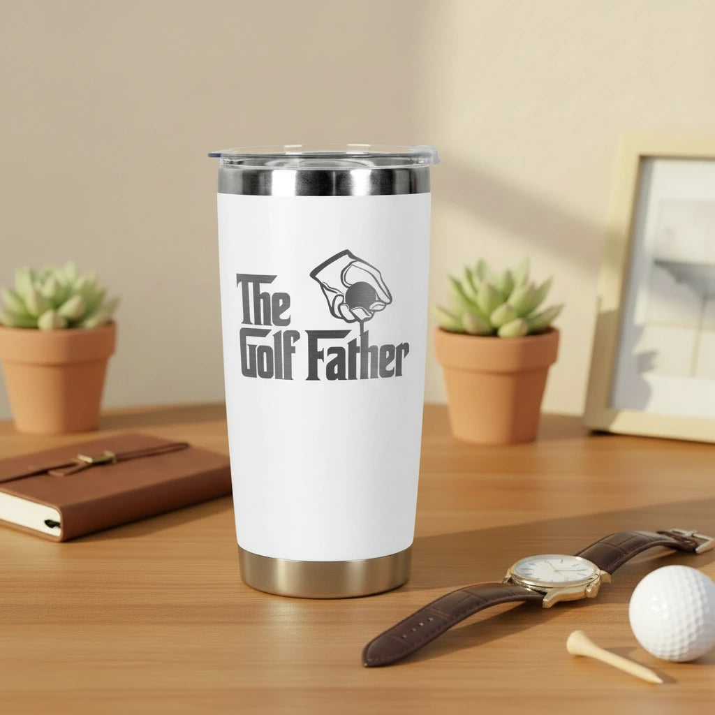 The Golf Father Tumbler 20oz | Laser Engraved Golf Dad Gift