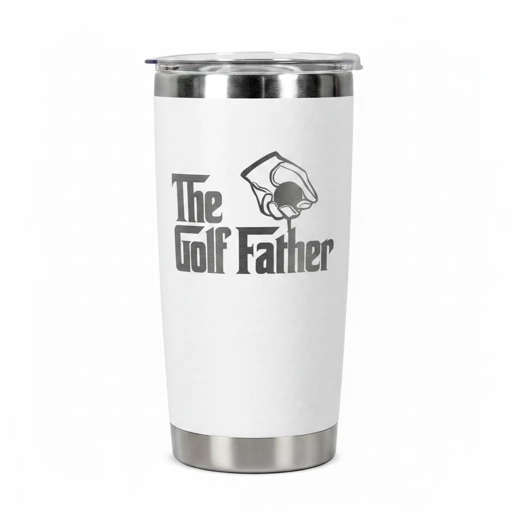 The Golf Father Tumbler 20oz | Laser Engraved Golf Dad Gift