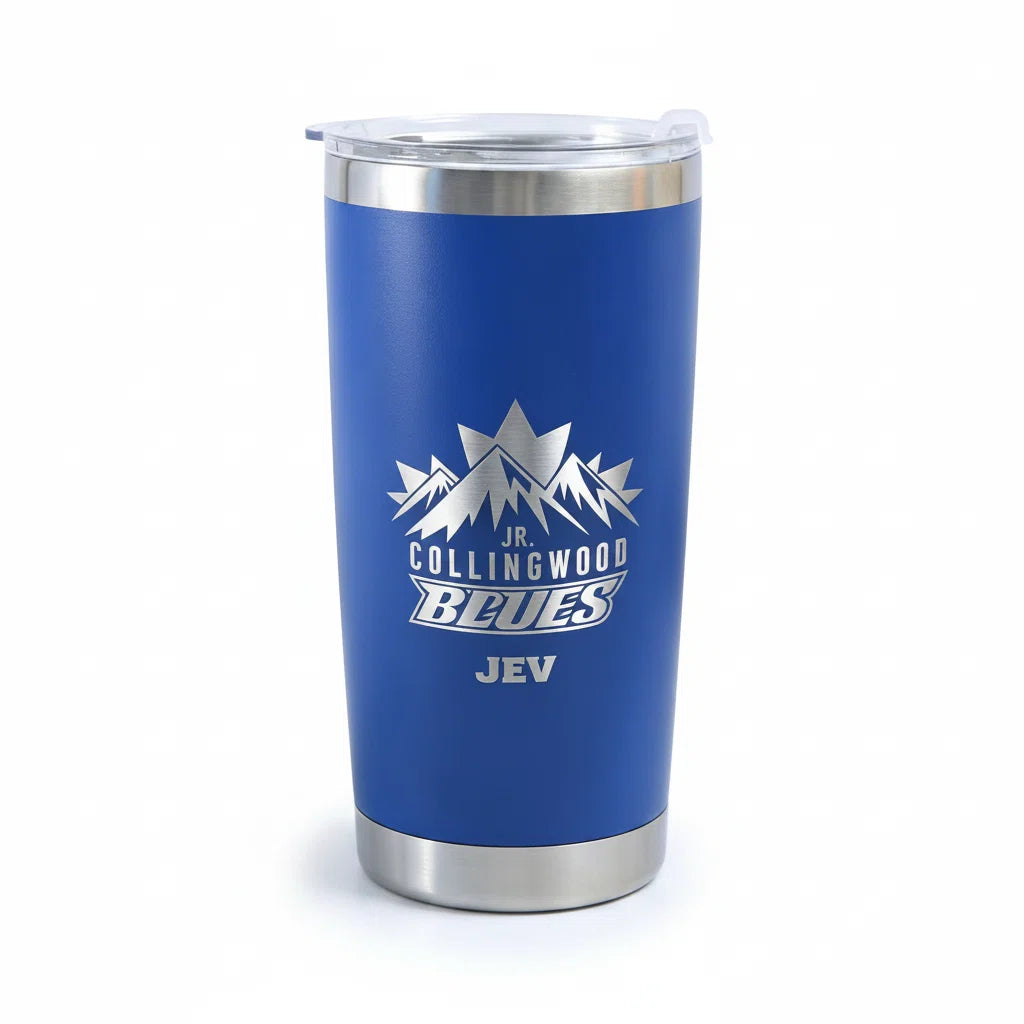 20oz Custom Laser Engraved Travel Tumbler | Insulated Stainless Steel Coffee Cup