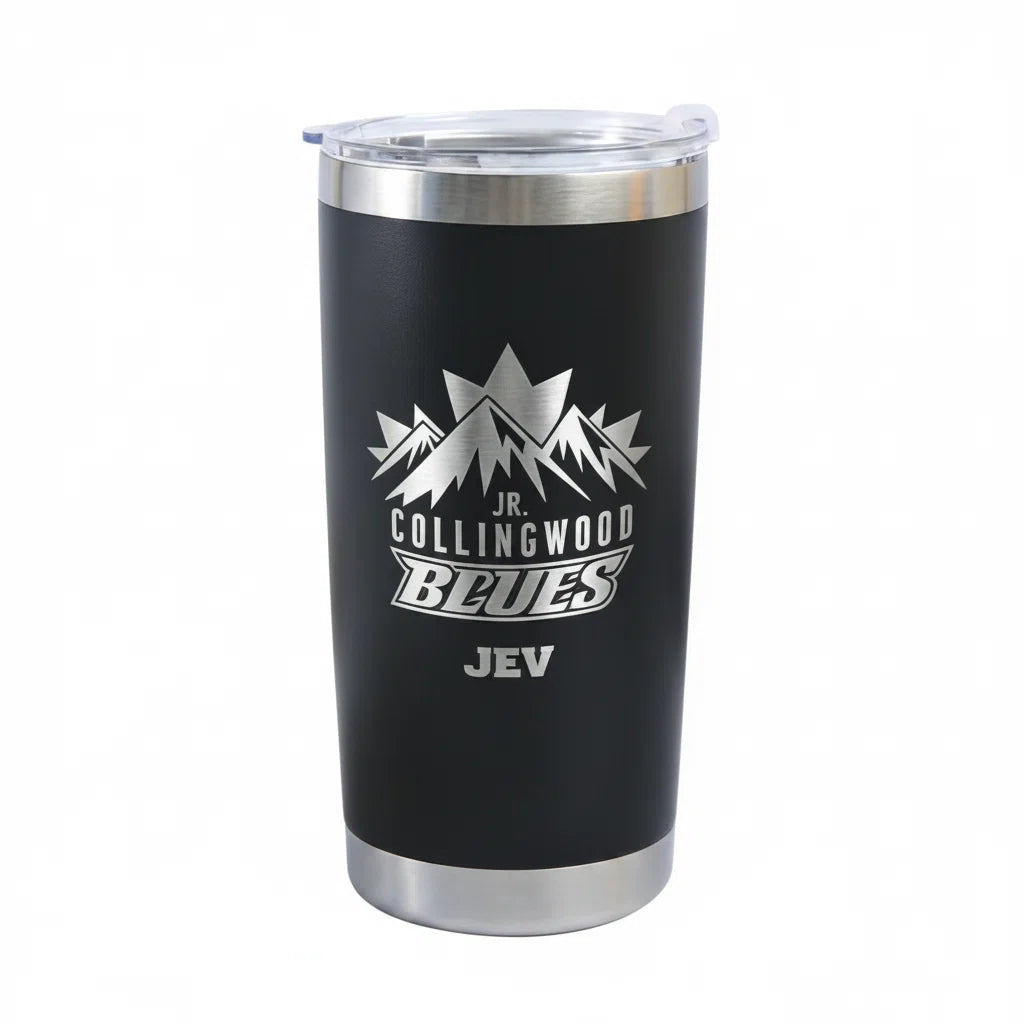 20oz Custom Laser Engraved Travel Tumbler | Insulated Stainless Steel Coffee Cup