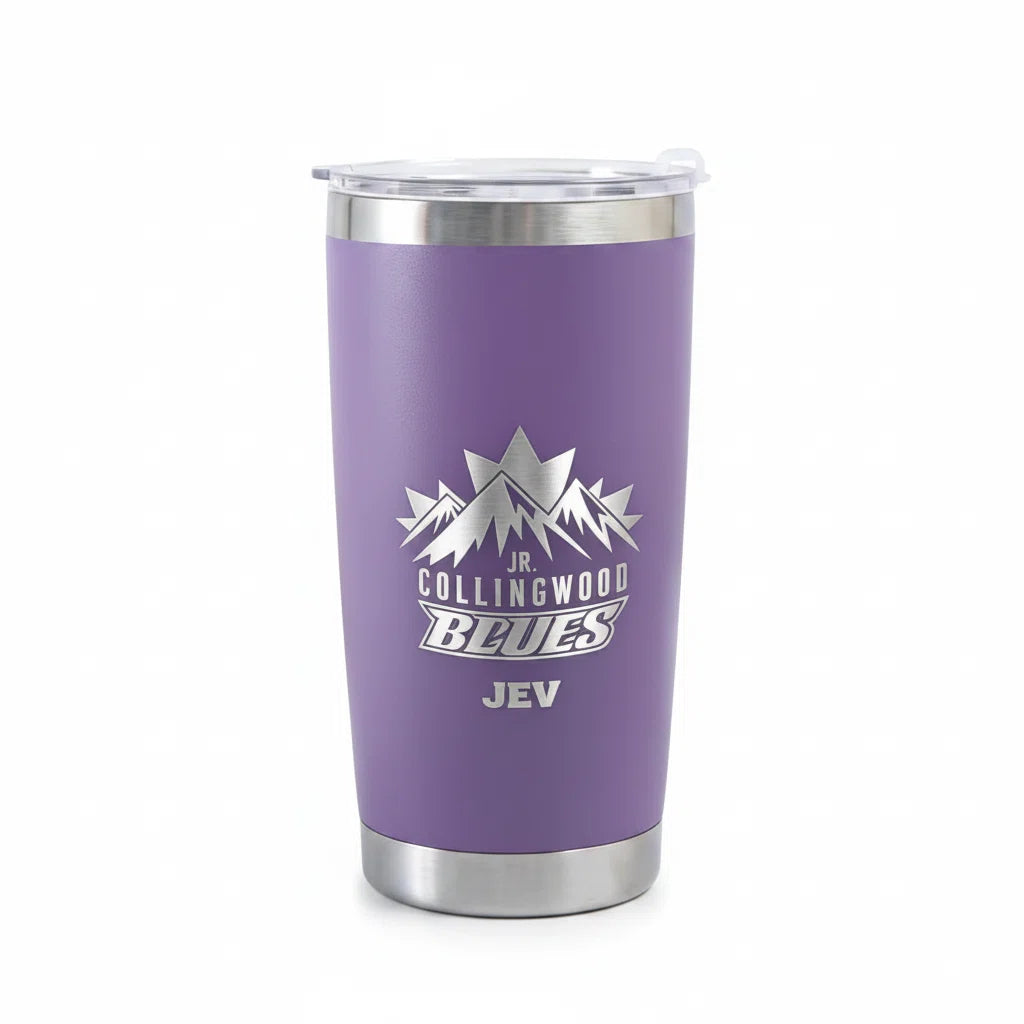 20oz Custom Laser Engraved Travel Tumbler | Insulated Stainless Steel Coffee Cup