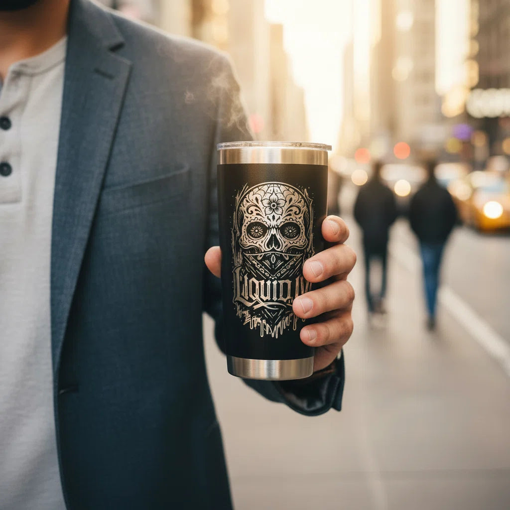 Custom Logo Engraved 20oz Tumbler | Wholesale Bulk Orders | Branded Corporate Gifts