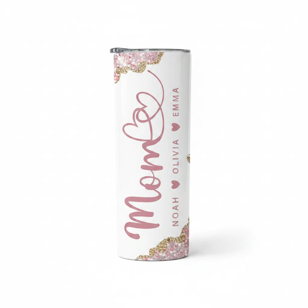 Personalized Mom Tumbler | Custom Mother's Day Gift with Kids' Names